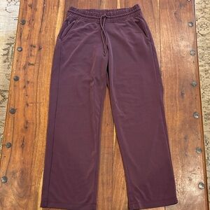 Athleta sea soft mid rise wide leg pants size Small